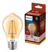 Lampada Filamento Philips A60 Dimerizavel 4.5w 110V 2200K