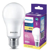 Lampada Led Bulbo Philips 9w Branco Quente 3000K E27